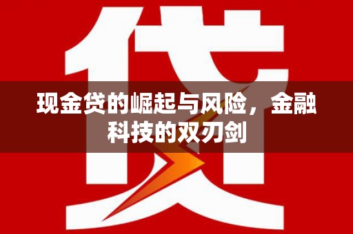禄丰现金贷的崛起与风险，金融科技的双刃剑