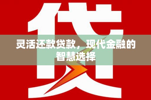 龙江灵活还款贷款，现代金融的智慧选择
