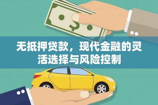 达日无抵押贷款，现代金融的灵活选择与风险控制