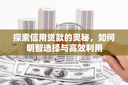 永济探索信用贷款的奥秘，如何明智选择与高效利用