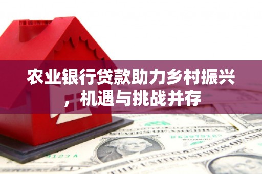 富县农业银行贷款助力乡村振兴，机遇与挑战并存