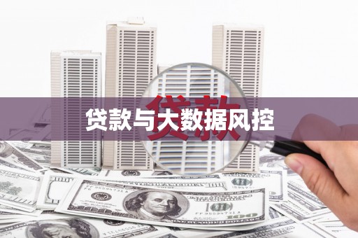 邵阳县贷款与大数据风控